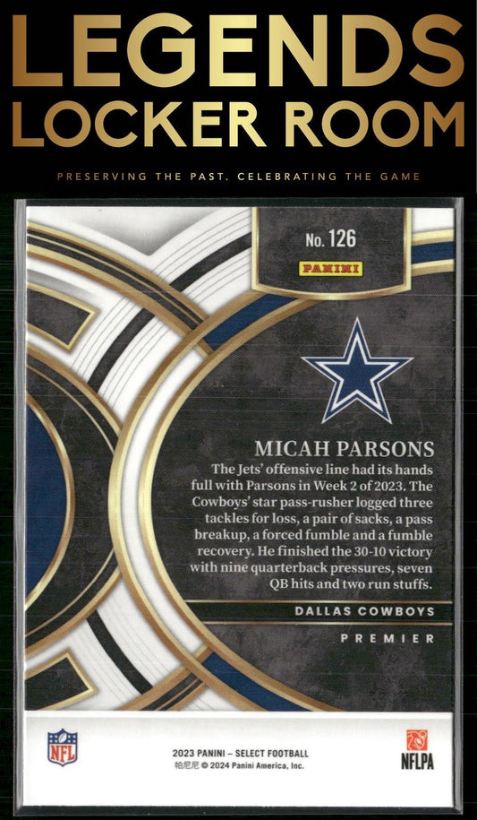 2023 Panini Select #126 Micah Parsons