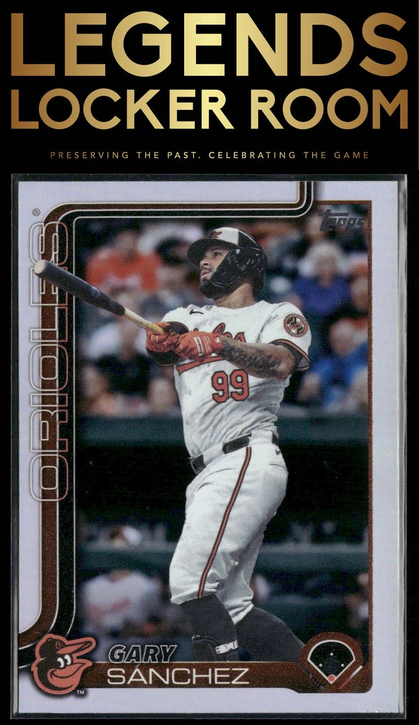 2025 Topps #460 Gary Sánchez Rainbow Foil