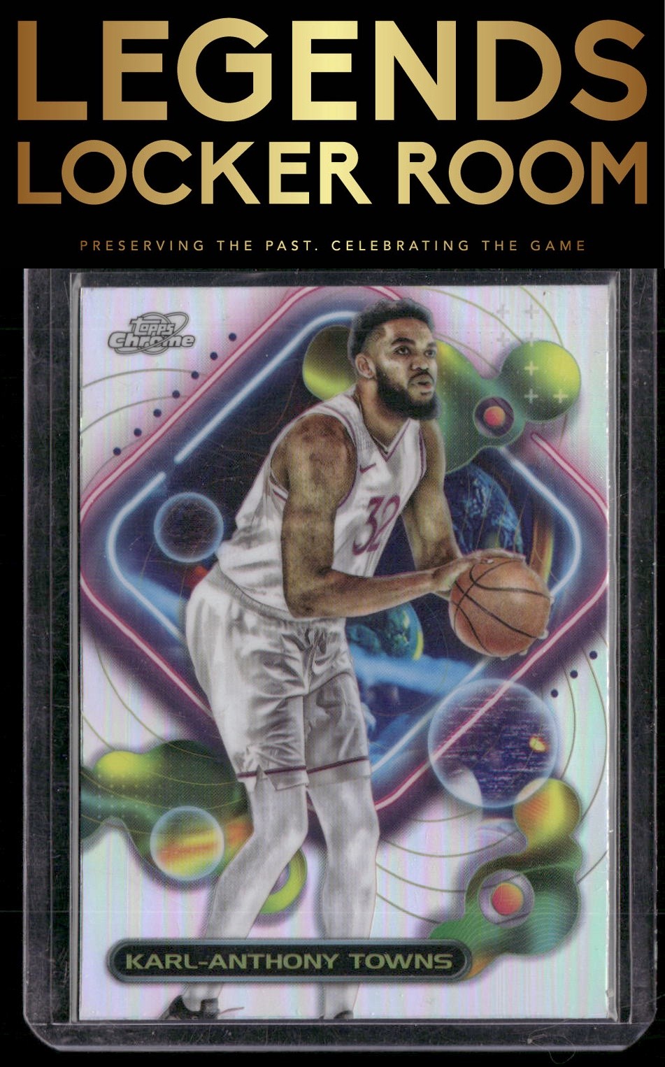 2023-24 Topps Chrome Cosmic #74 Karl-Anthony Towns Refractors