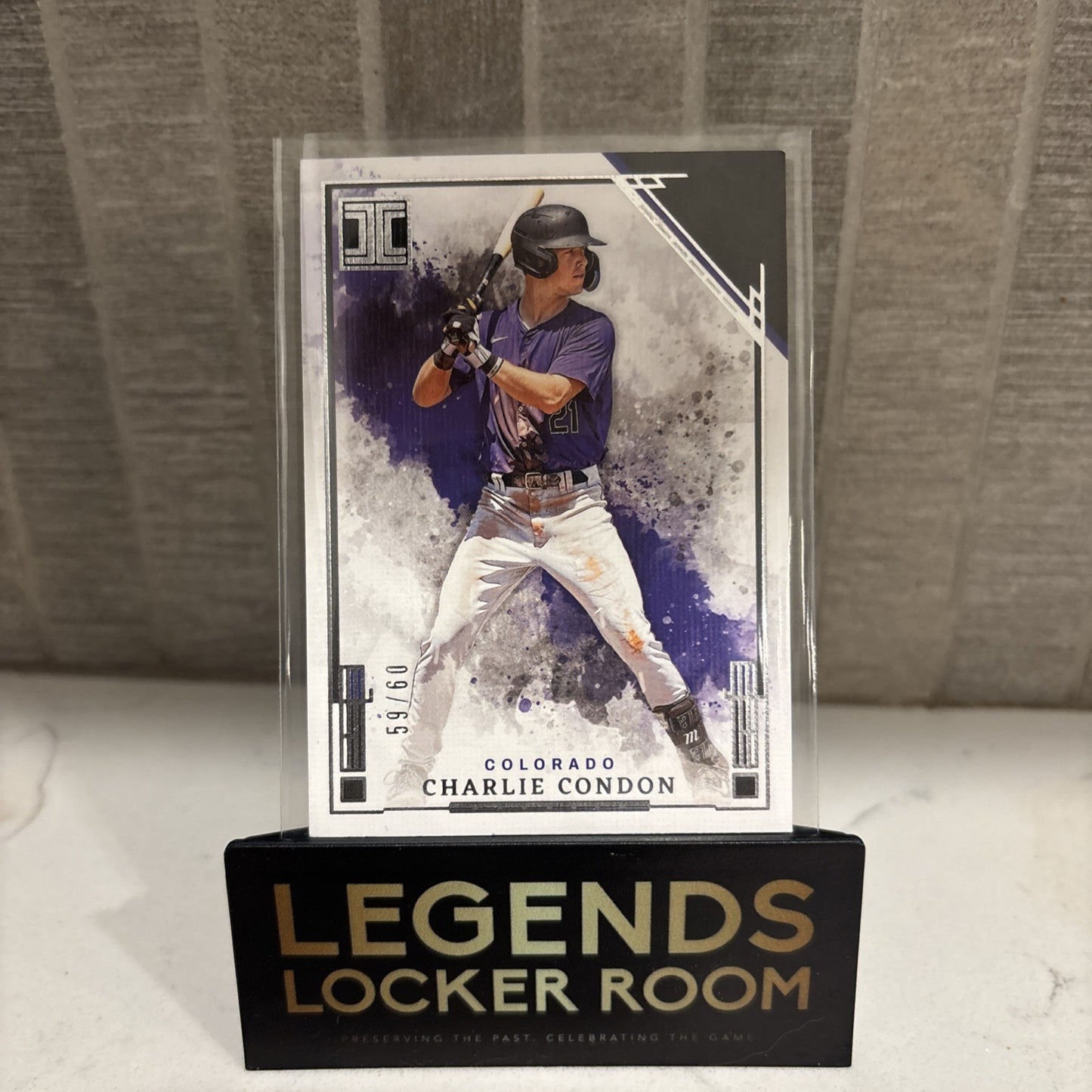 2025 Panini Impeccable Charlie Condon RC /60 Colorado Rockies