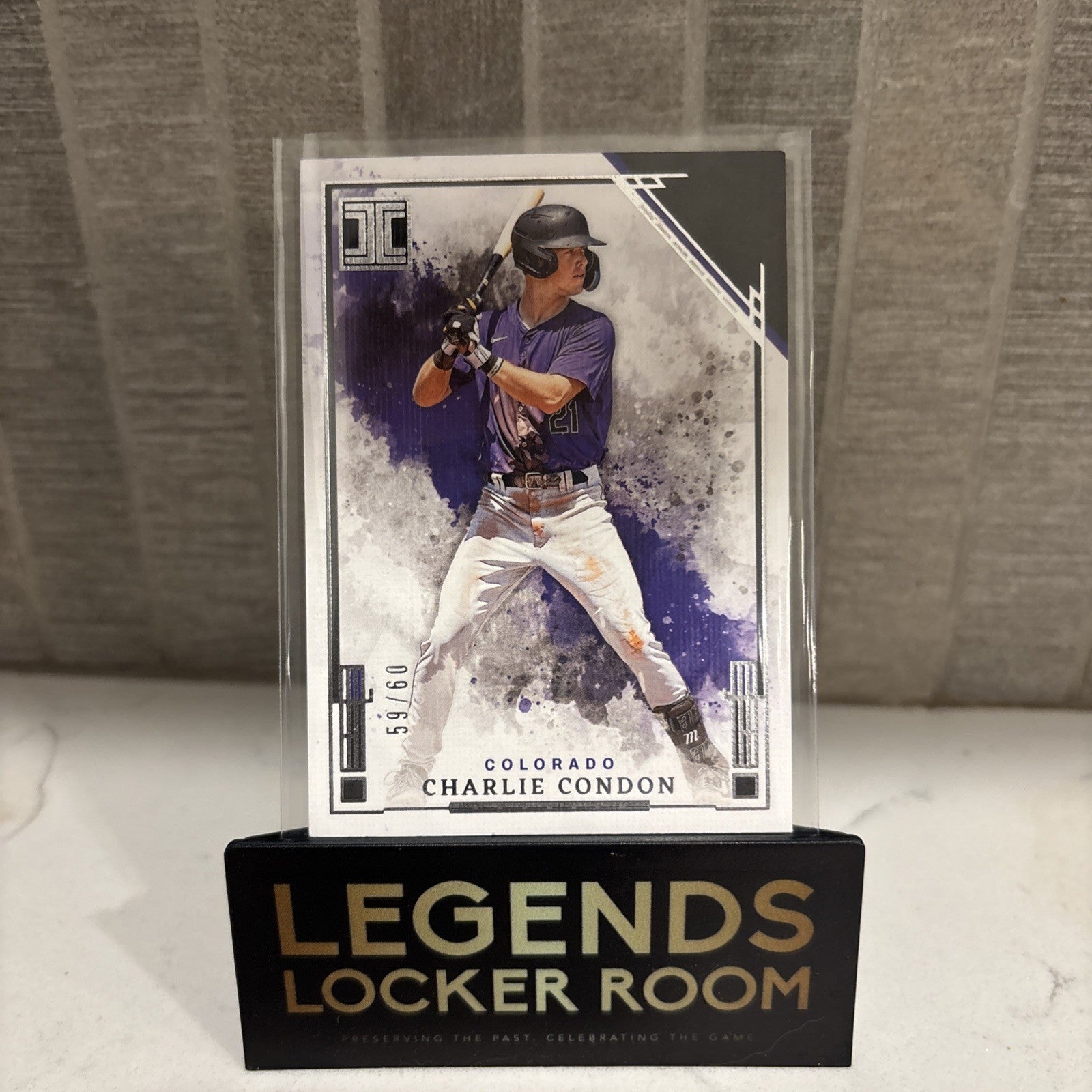 2025 Panini Impeccable Charlie Condon RC /60 Colorado Rockies