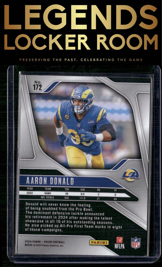 2024 Panini Prizm #172 Aaron Donald