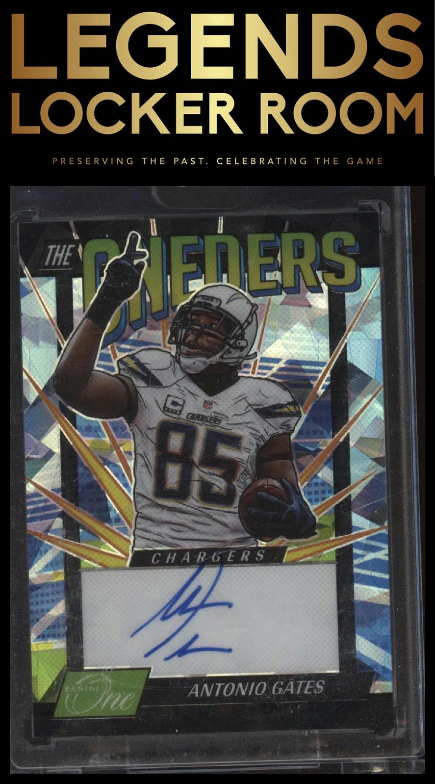 2022 Panini One #356 Antonio Gates Black #/5