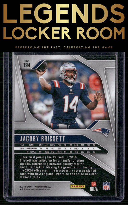 2024 Panini Prizm #194 Jacoby Brissett