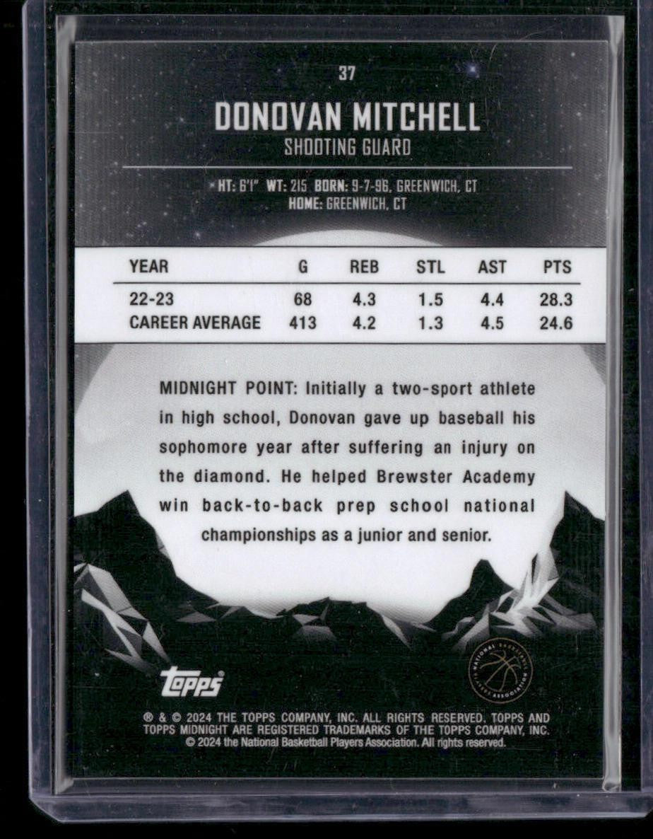 2023-24 Topps Midnight #37 Donovan Mitchell /99