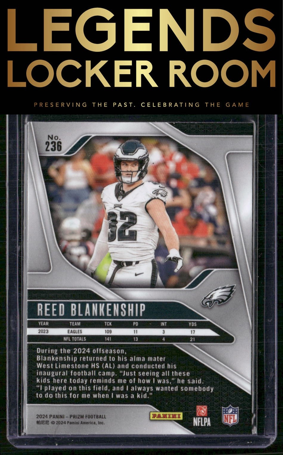 2024 Panini Prizm #236 Reed Blankenship
