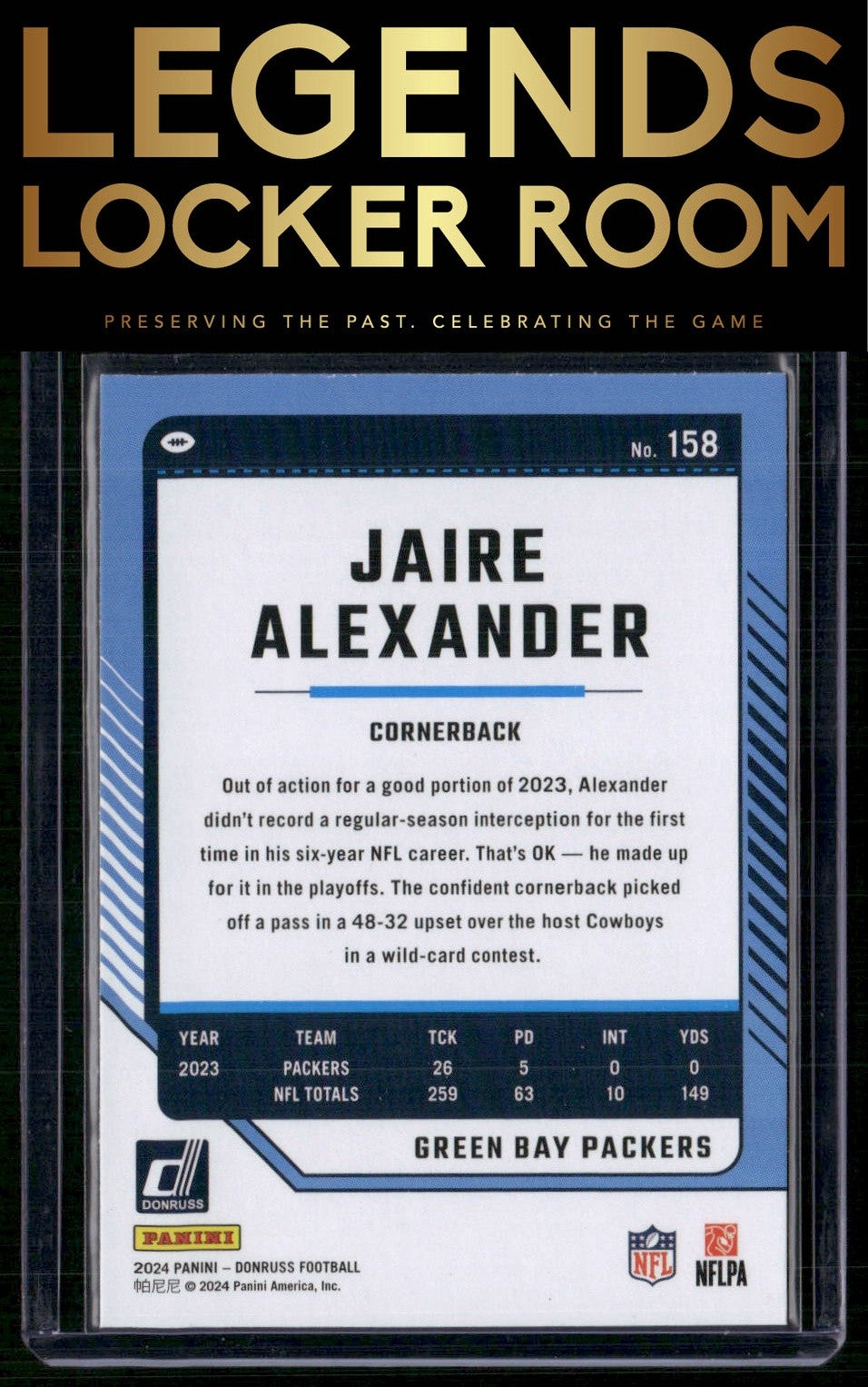 2024 Donruss #158 Jaire Alexander