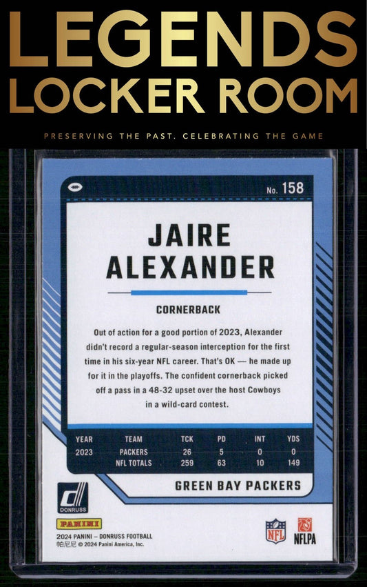 2024 Donruss #158 Jaire Alexander