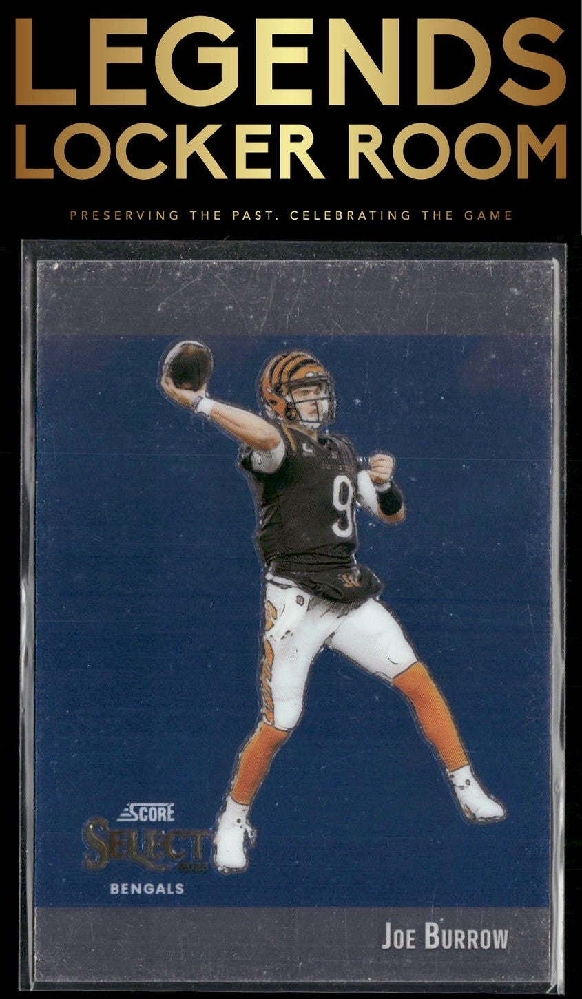 2023 Panini Select #STW-JBU Joe Burrow Score Select Throwback