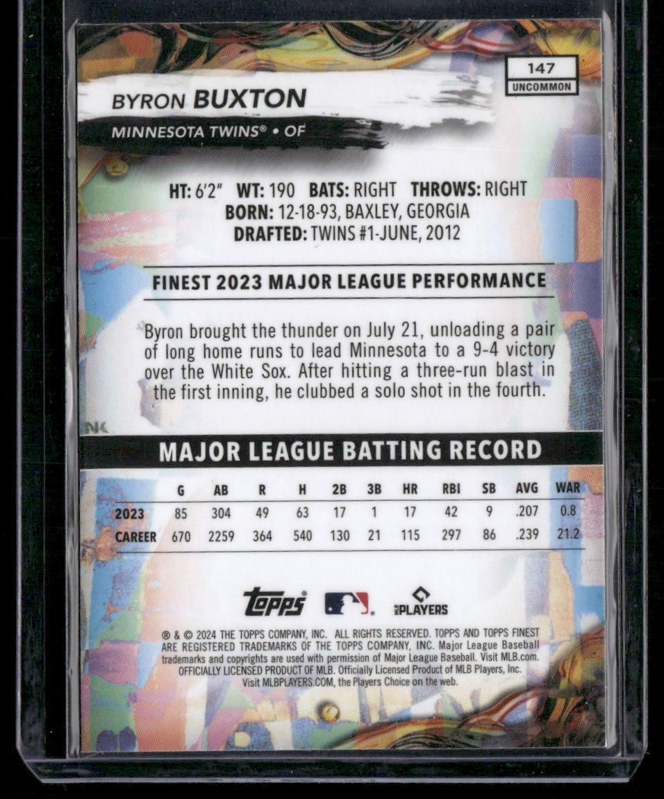 2024 Finest #147 Byron Buxton