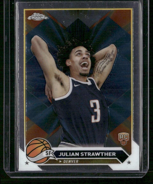 2023-24 Topps Chrome #134 Julian Strawther
