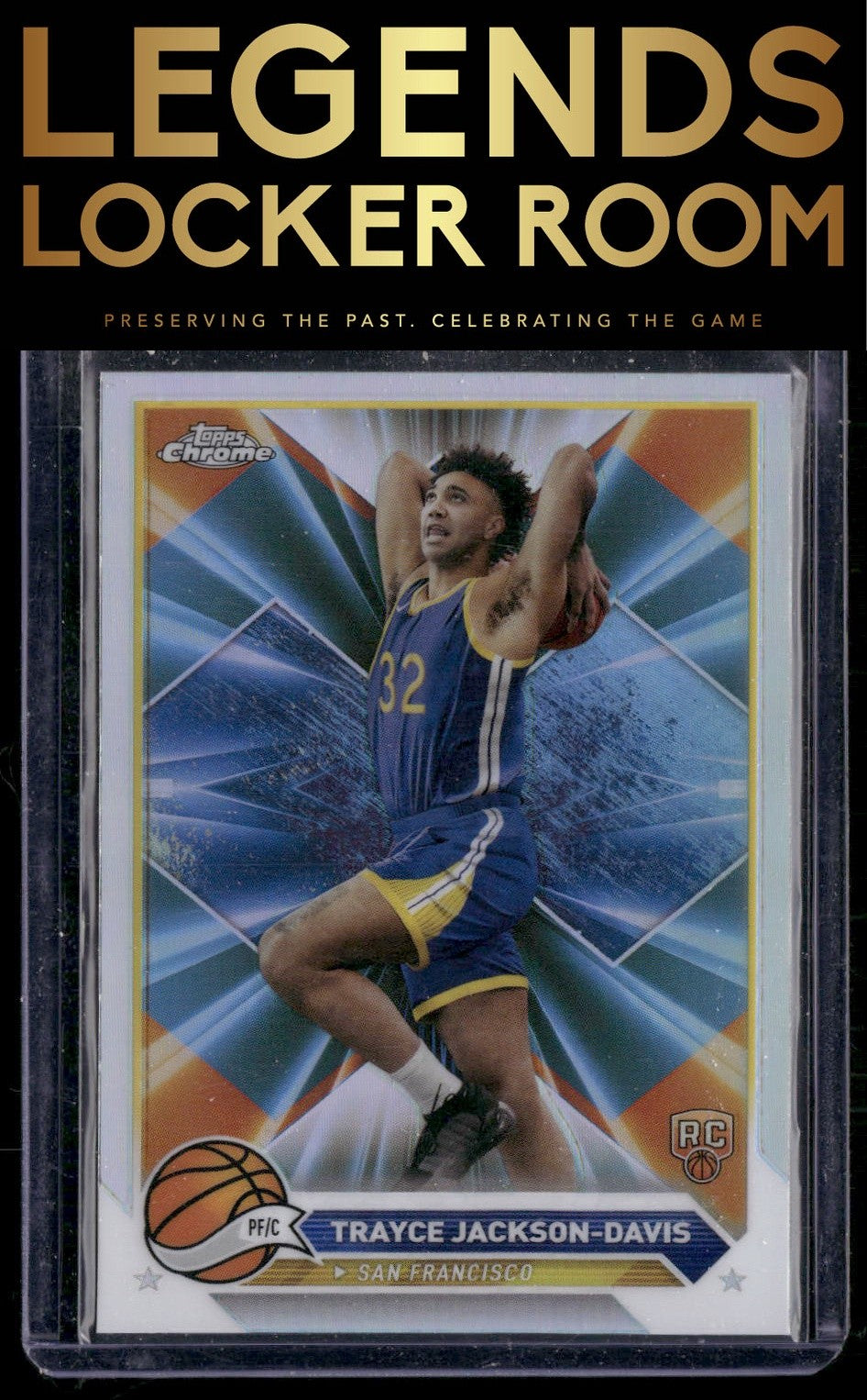 2023-24 Topps Chrome #176 Trayce Jackson-Davis Refractors