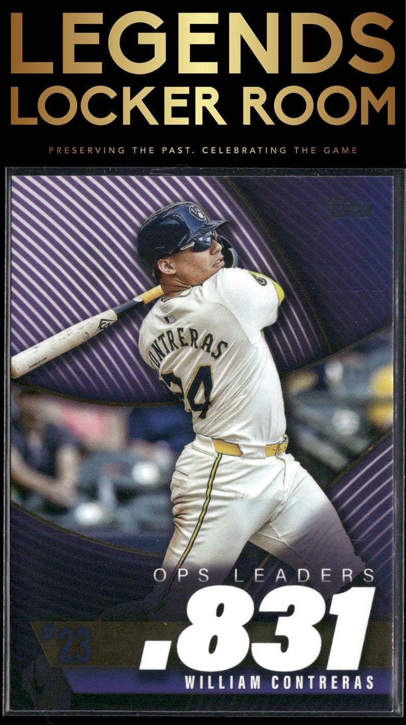 2025 Topps #OPS-23 William Contreras OPS Leaders