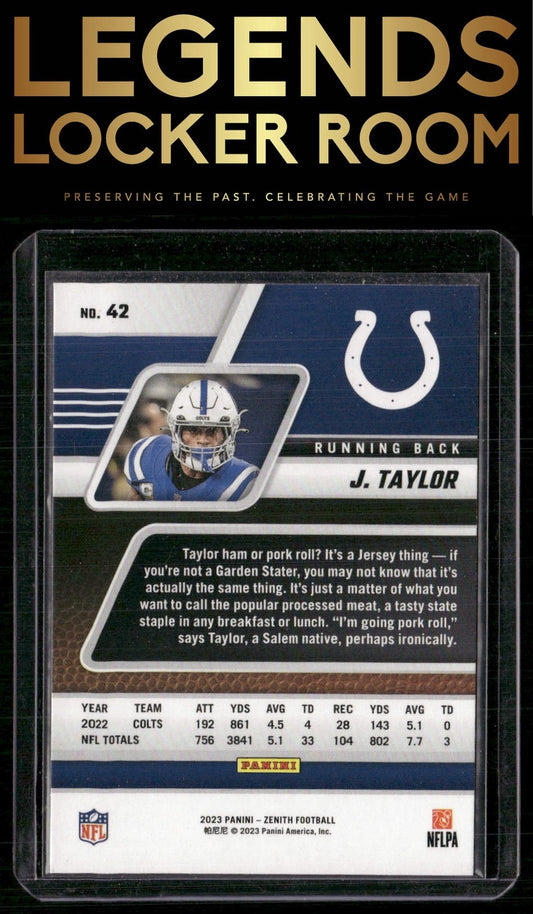 2023 Panini Zenith #42 Jonathan Taylor Retail