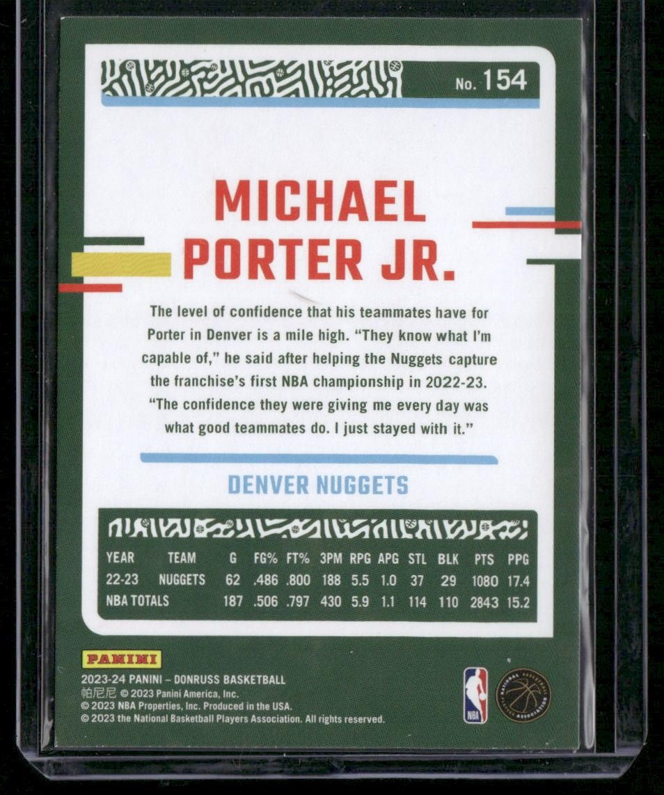 2023-24 Donruss #154 Michael Porter Jr.