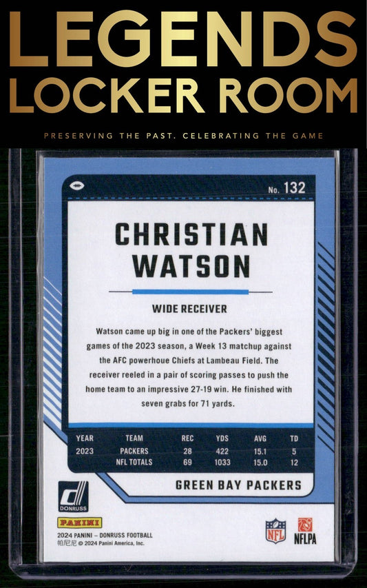 2024 Donruss #132 Christian Watson