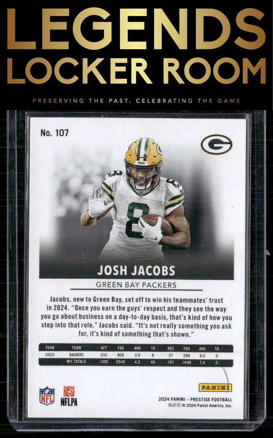 2024 Panini Prestige #107 Josh Jacobs