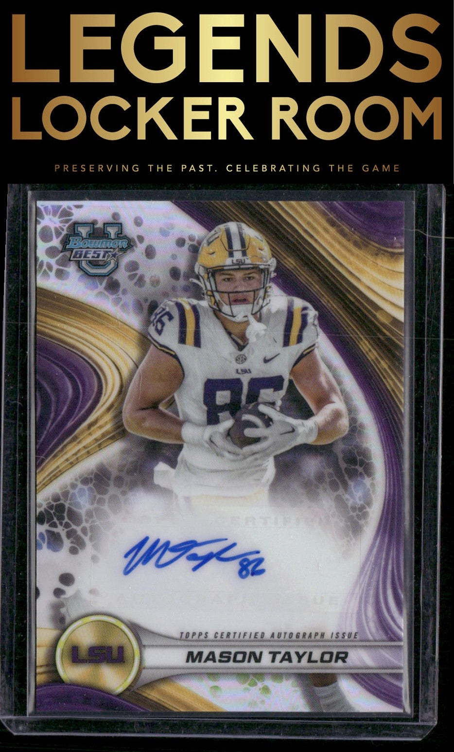 2024 Bowman University Best #BOA-MT Mason Taylor Best of 2024 Autographs