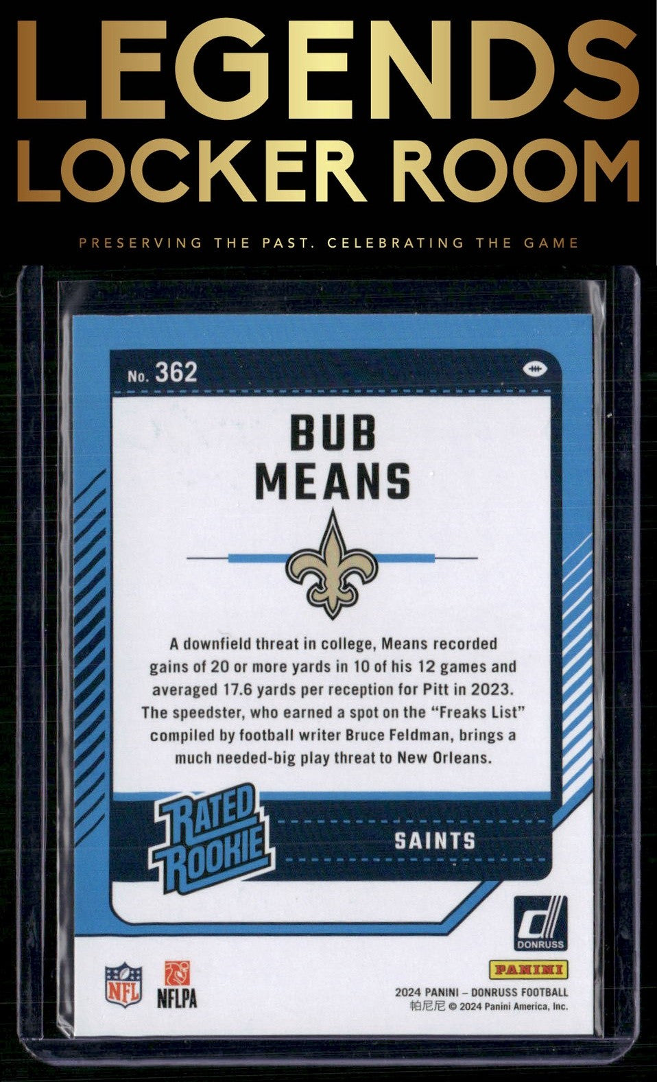 2024 Donruss #362 Bub Means