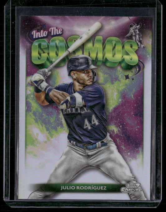 2024 Topps Chrome Cosmic #ITC-20 Julio Rodríguez Into the Cosmos