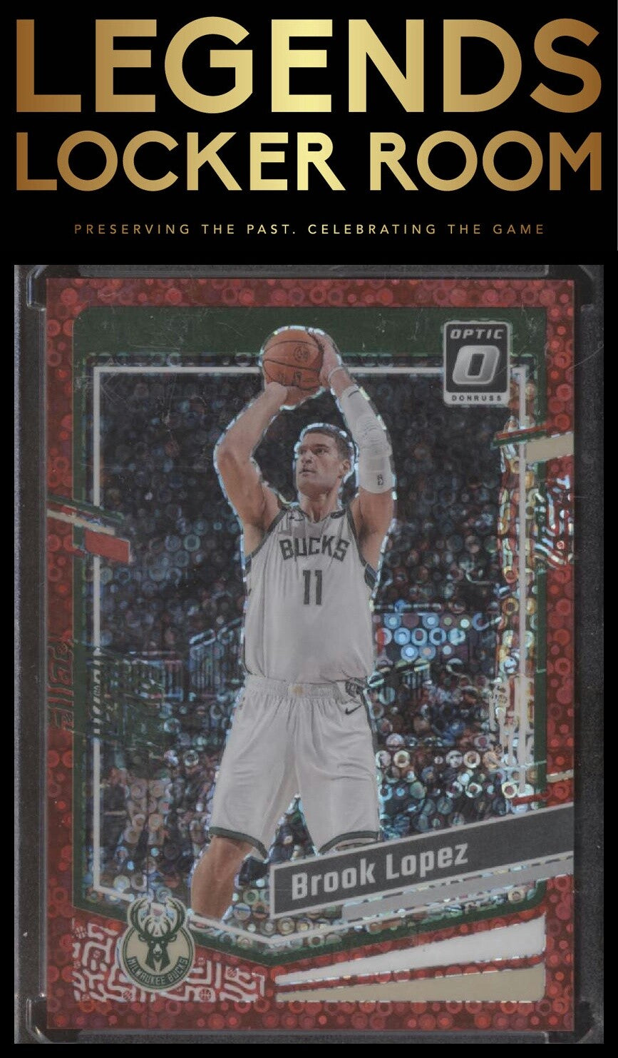 2023-24 Donruss Optic #15 Brook Lopez Fast Break Red #/75
