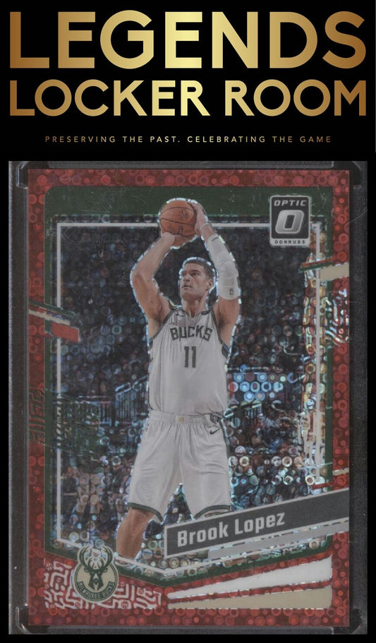 2023-24 Donruss Optic #15 Brook Lopez Fast Break Red #/75
