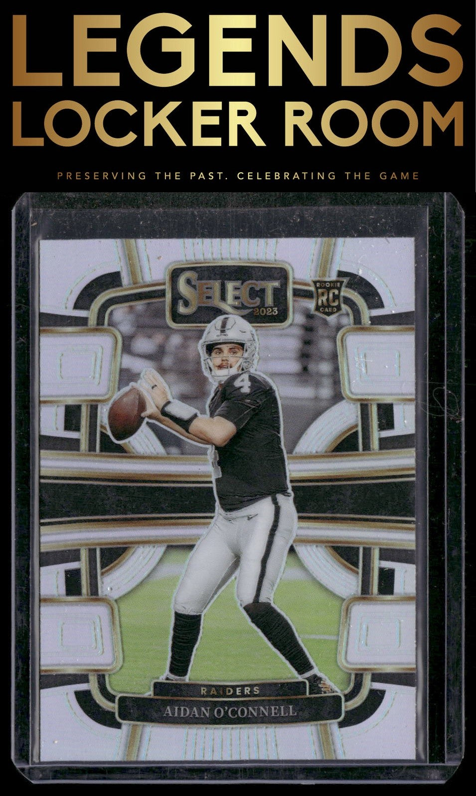 2023 Panini Select #58 Aidan O'Connell Silver Prizms