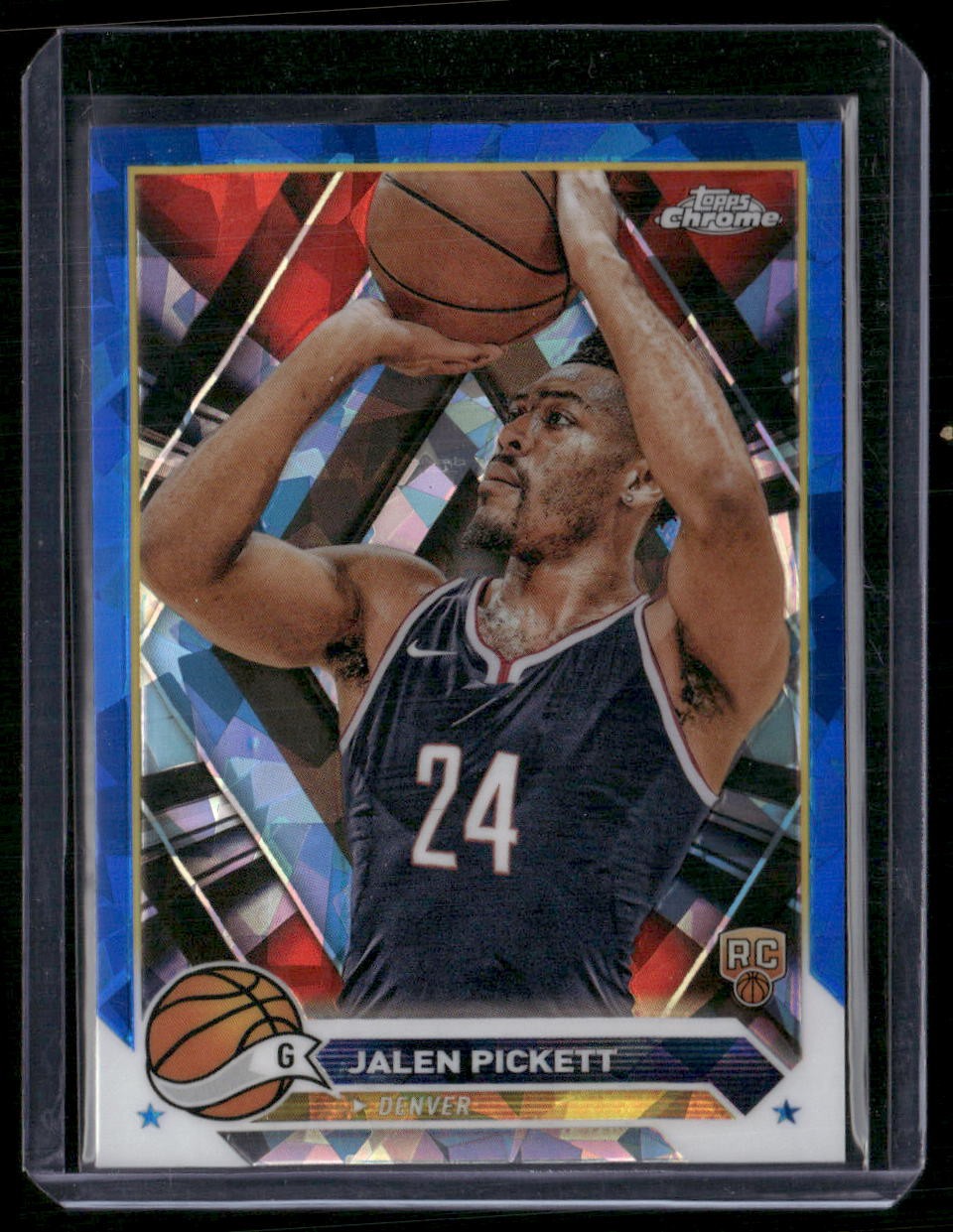 2023-24 Topps Chrome Sapphire #165 Jalen Pickett