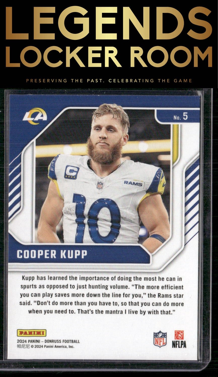 2024 Donruss #5 Cooper Kupp The Elite Series