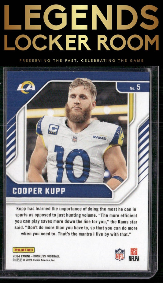 2024 Donruss #5 Cooper Kupp The Elite Series