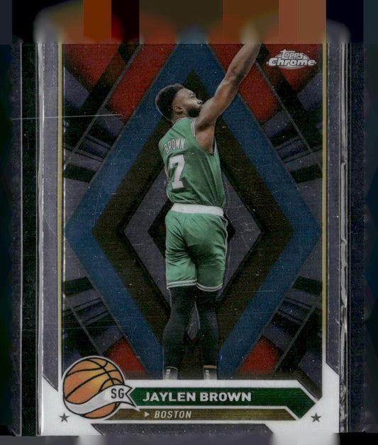 2023-24 Topps Chrome #78 Jaylen Brown
