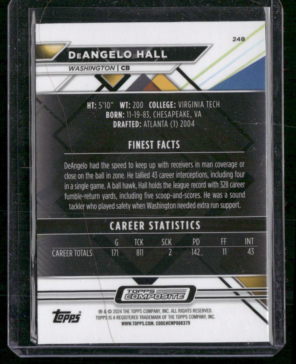 2023 Topps Composite #248 DeAngelo Hall