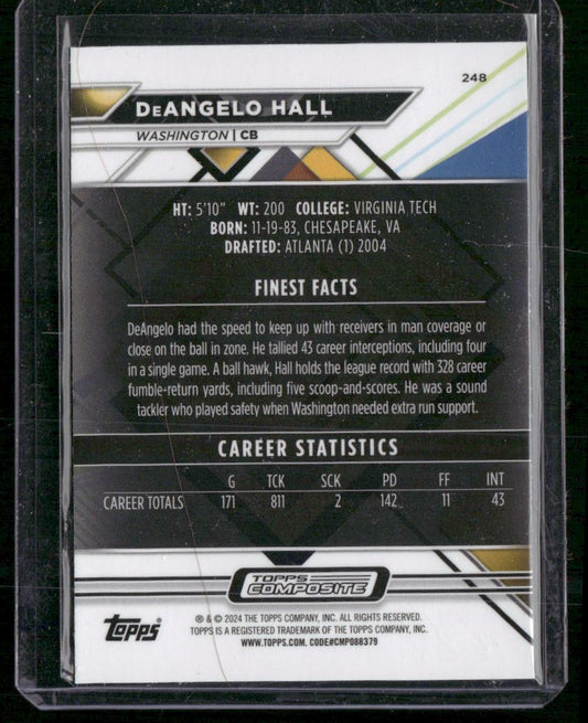 2023 Topps Composite #248 DeAngelo Hall