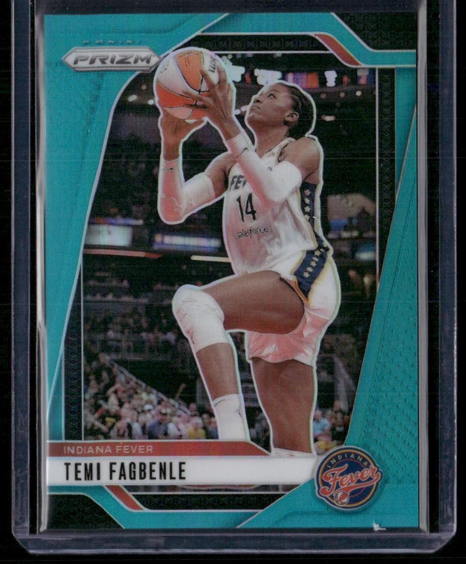 2024 Panini Prizm WNBA #136 Temi Fagbenle Teal Prizms #/49