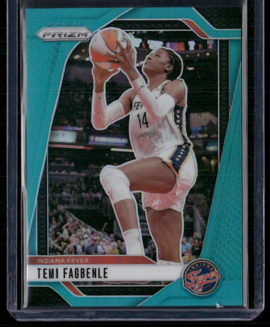 2024 Panini Prizm WNBA #136 Temi Fagbenle Teal Prizms #/49