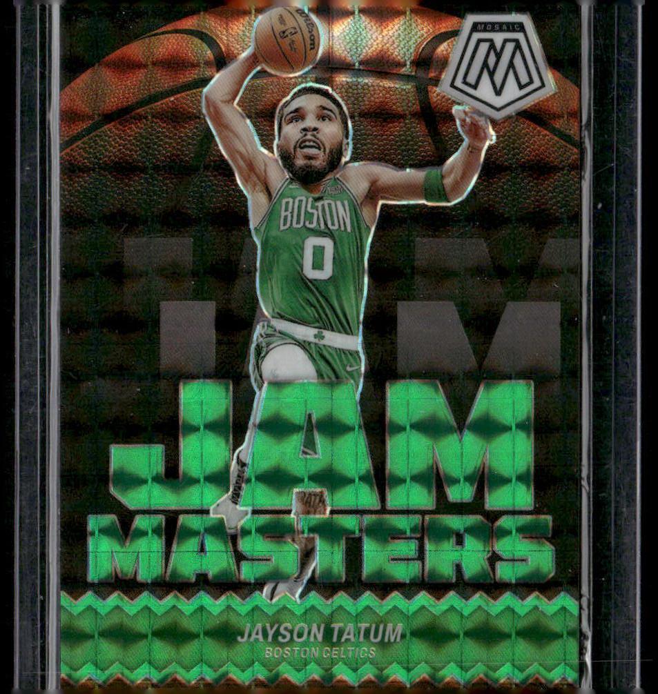 2023-24 Panini Mosaic #5 Jayson Tatum Jam Masters Mosaic Green