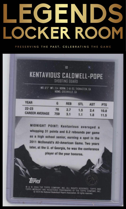 2023-24 Topps Midnight #10 Kentavious Caldwell-Pope
