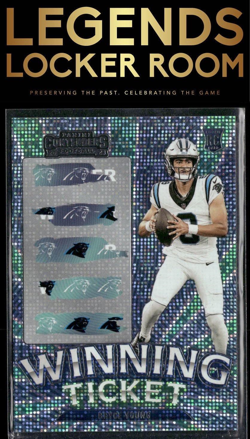 2023 Panini Contenders #18 Bryce Young Winning Ticket