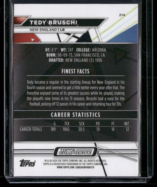 2023 Topps Composite #214 Tedy Bruschi
