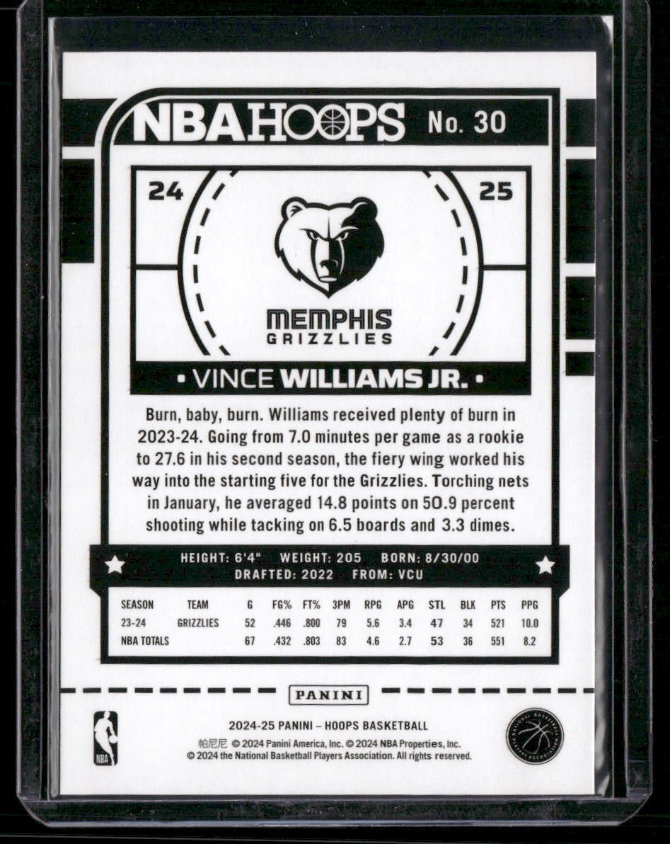 2024-25 Hoops #30 Vince Williams Jr.