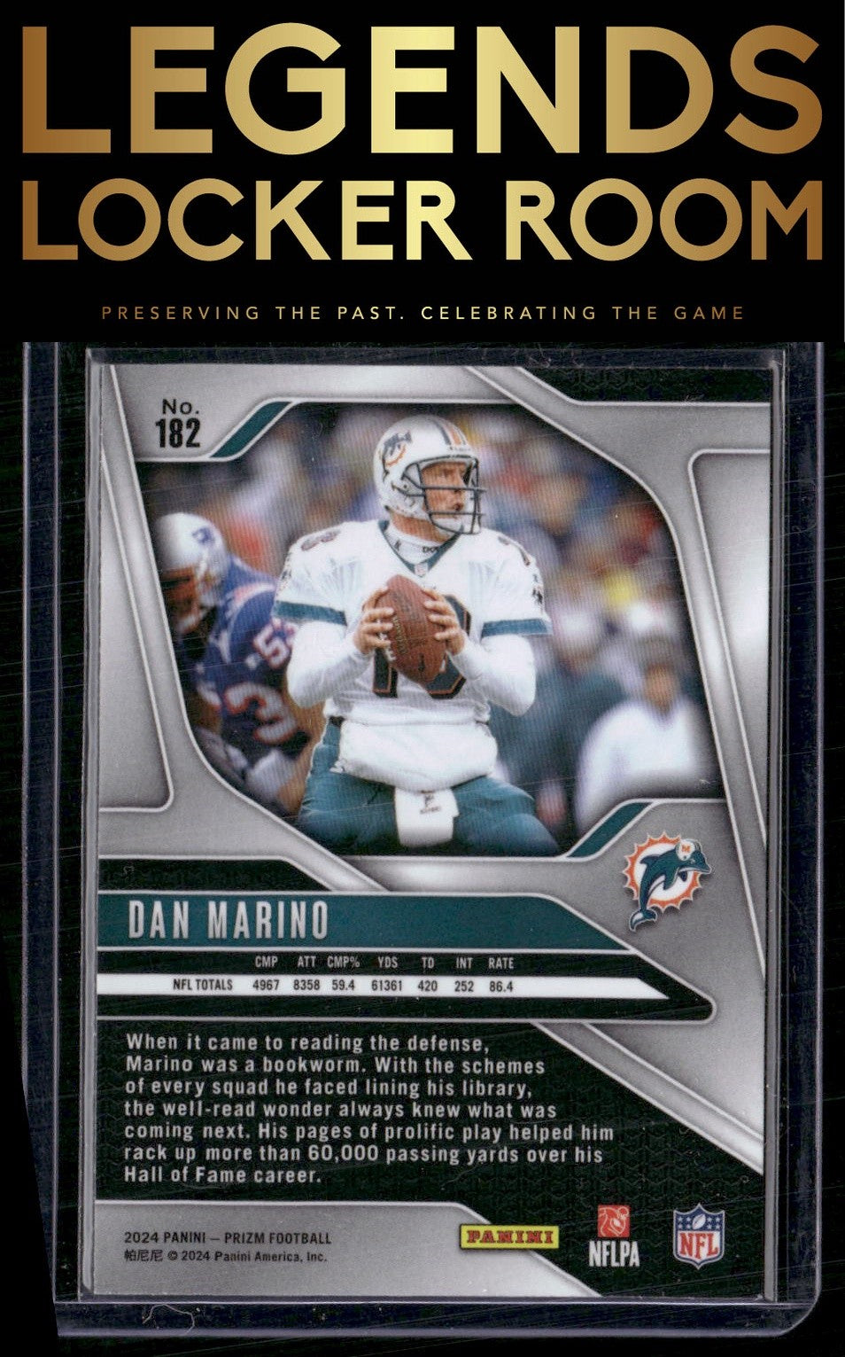 2024 Panini Prizm #182 Dan Marino