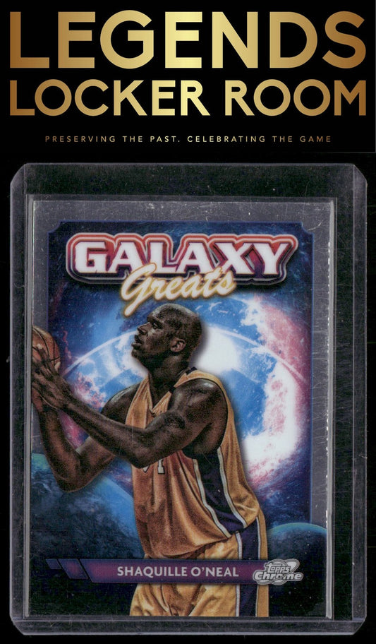 2023-24 Topps Chrome Cosmic #GG-9 Shaquille O'Neal Galaxy Greats