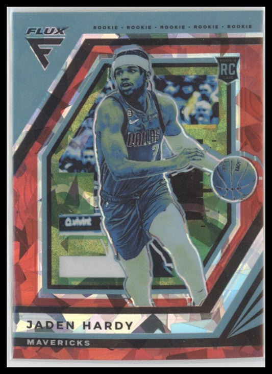 2022-23 Panini Flux #227 Jaden Hardy Red Cracked Ice