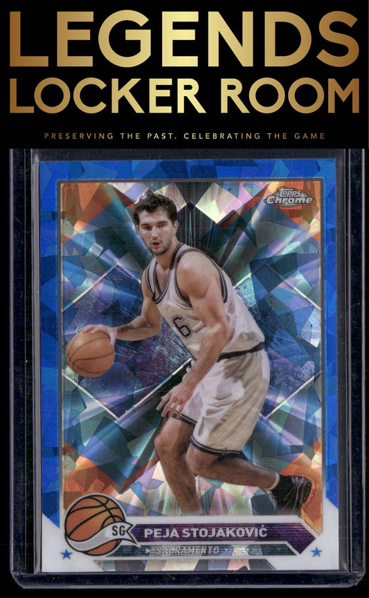 2023-24 Topps Chrome Sapphire Edition #8 Peja Stojaković