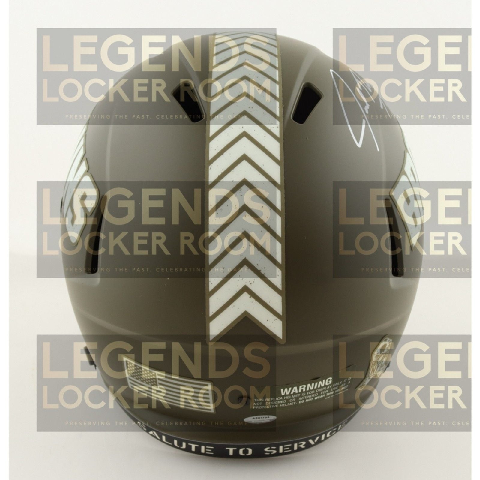 Joe Thomas Signed Cleveland Browns Salute to Service Alternate Replica