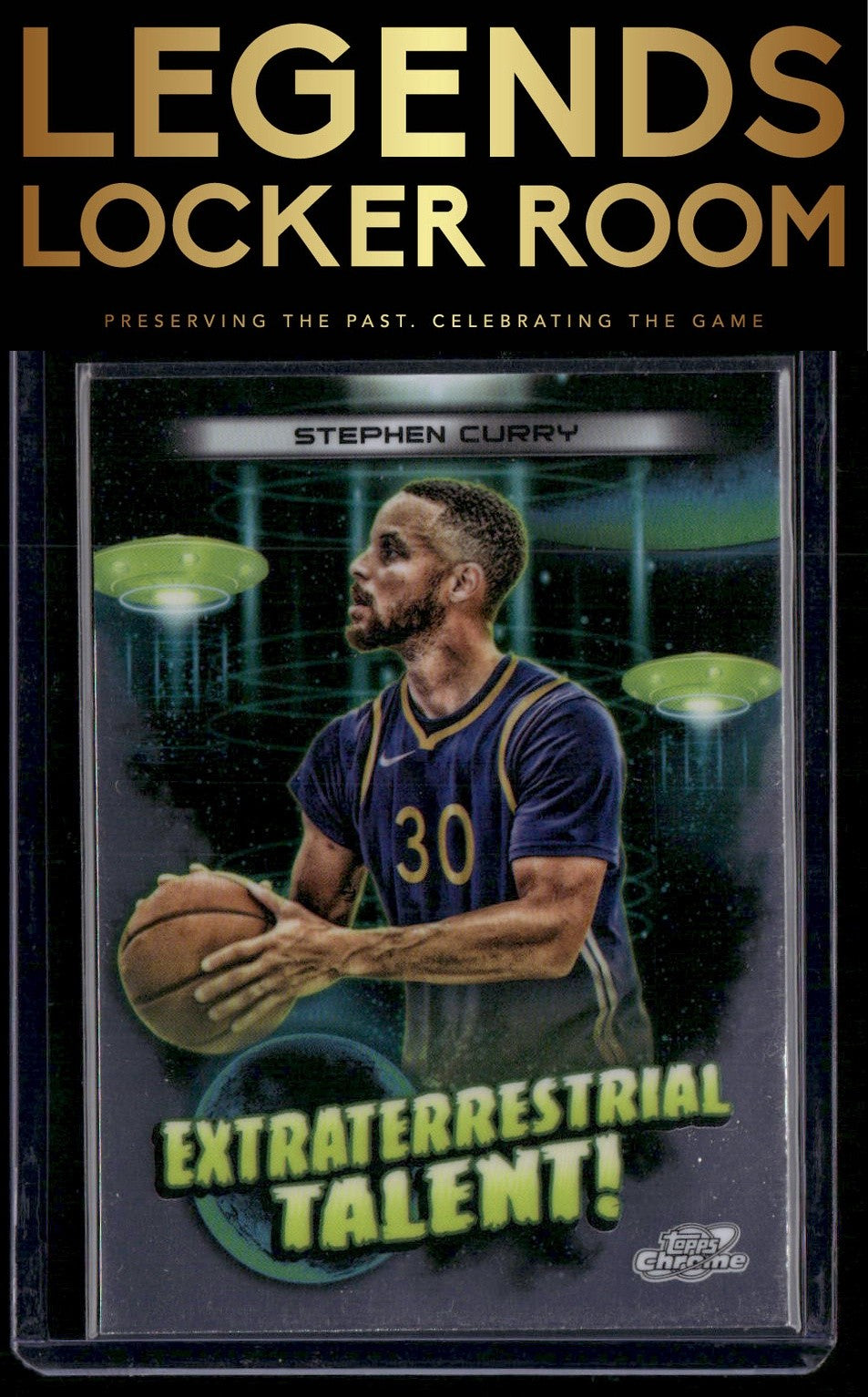 2023-24 Topps Chrome Cosmic #ET-13 Stephen Curry Extraterrestrial Talent