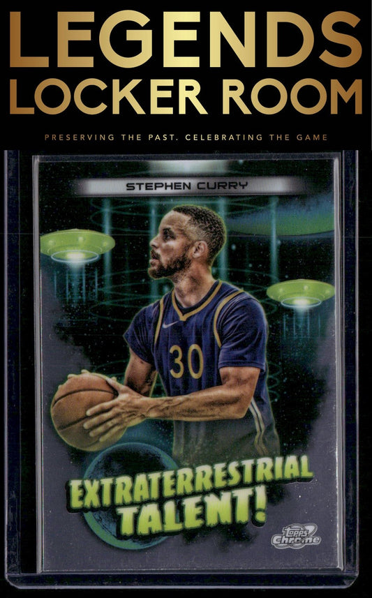 2023-24 Topps Chrome Cosmic #ET-13 Stephen Curry Extraterrestrial Talent