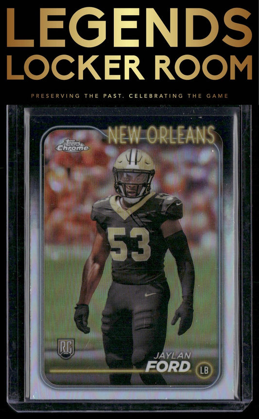 2024 Topps Chrome #269 Jaylan Ford Refractor