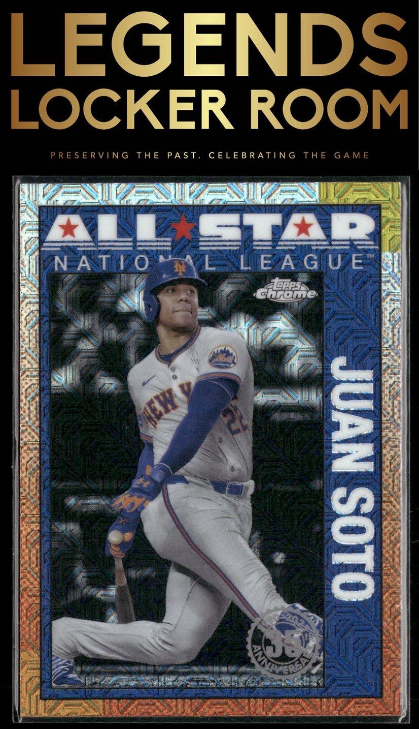 2025 Topps Juan Soto 1990 Topps Baseball 35th Anniversary Chrome All-Stars Mojo