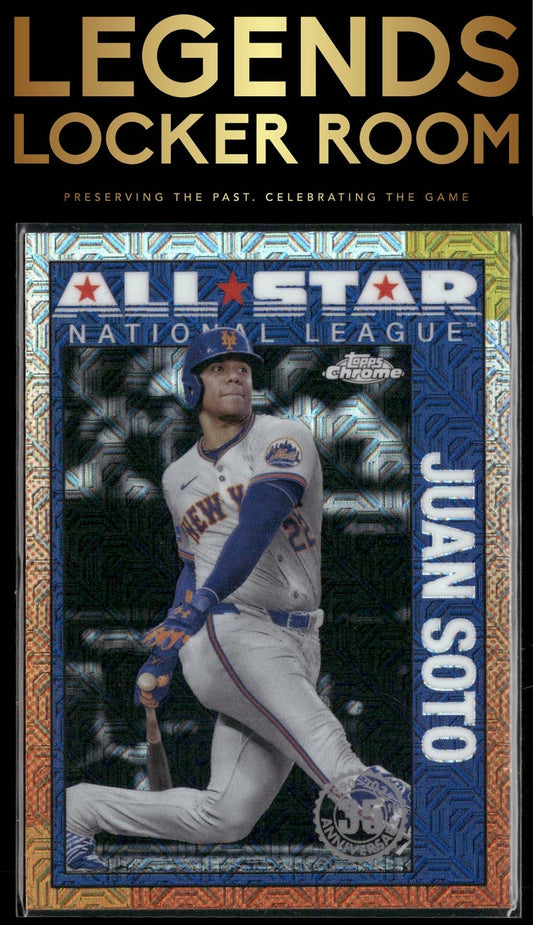 2025 Topps Juan Soto 1990 Topps Baseball 35th Anniversary Chrome All-Stars Mojo